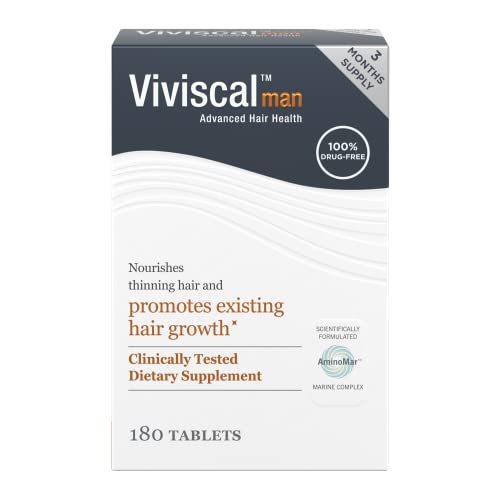 Viviscal Men's Hair Growth Supplement 180 Tablets - 3 Month Supply