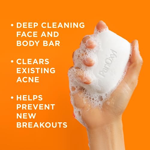 PanOxyl Acne Treatment Bar with 10% Benzoyl Peroxide 4 oz
