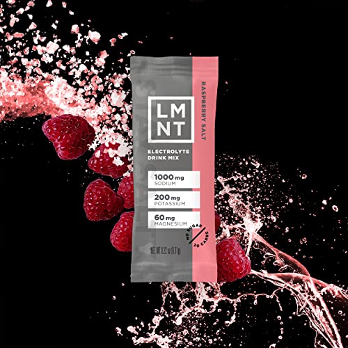 LMNT Zero Sugar Electrolytes Raspberry Salt 30 Sticks