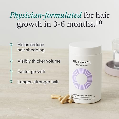 Nutrafol Postpartum Hair Growth Supplements 1 Month Supply 120 capsules USA Supplements Direct B096L5SGLT