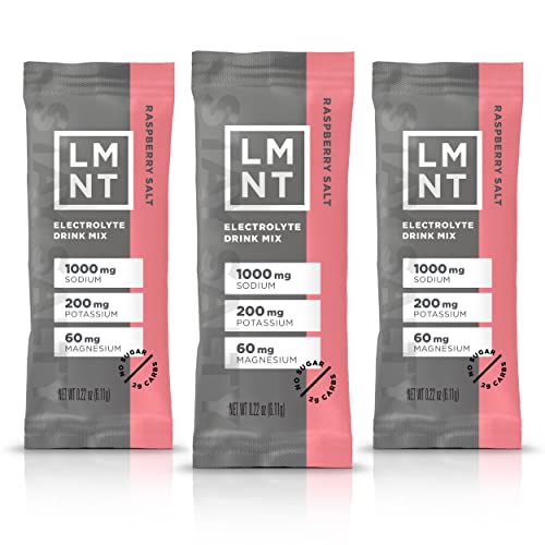 LMNT Zero Sugar Electrolytes Raspberry Salt 30 Sticks