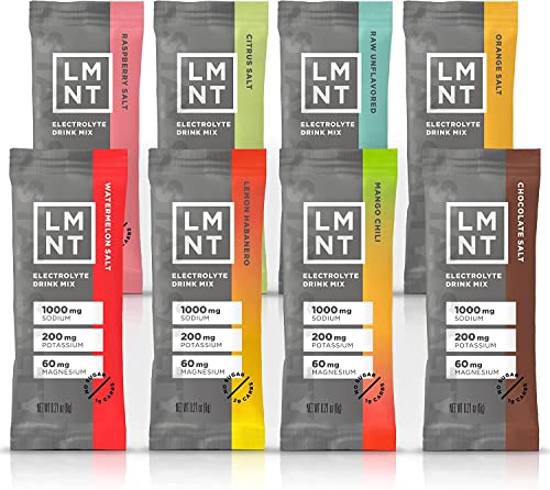 LMNT Zero-Sugar Electrolytes Sampler Salt 8 Sticks