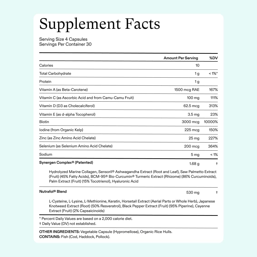 Nutrafol Women's Hair Growth Supplement 2 Month Supply