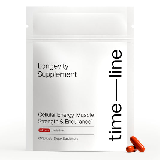 Timeline Mitopure Urolithin A Longevity Supplement 60 Count Softgels