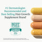 Nutrafol Women's Vegan Hair Growth Supplements 100% Vegan Ingredients 1 Month Supply Refill Pouch