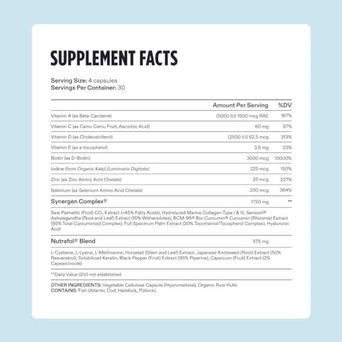 Nutrafol Men's Hair Growth Supplements 3 month supply USA Supplements Direct  B08QJQ6CD6