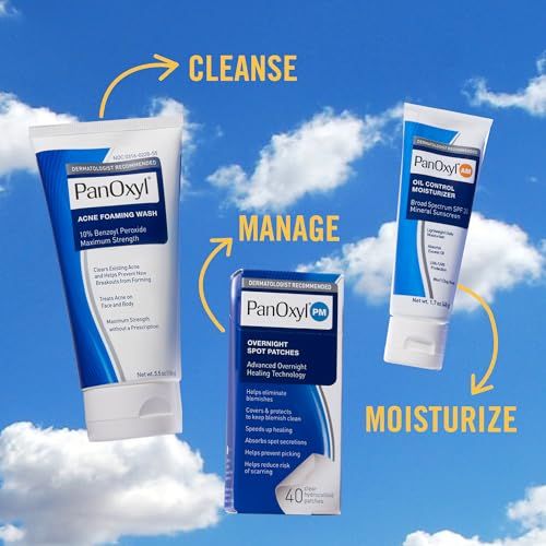PanOxyl Acne Foaming Wash Benzoyl Peroxide 10% 5.5 Oz USA Supplements Direct  B081KL2QYJ