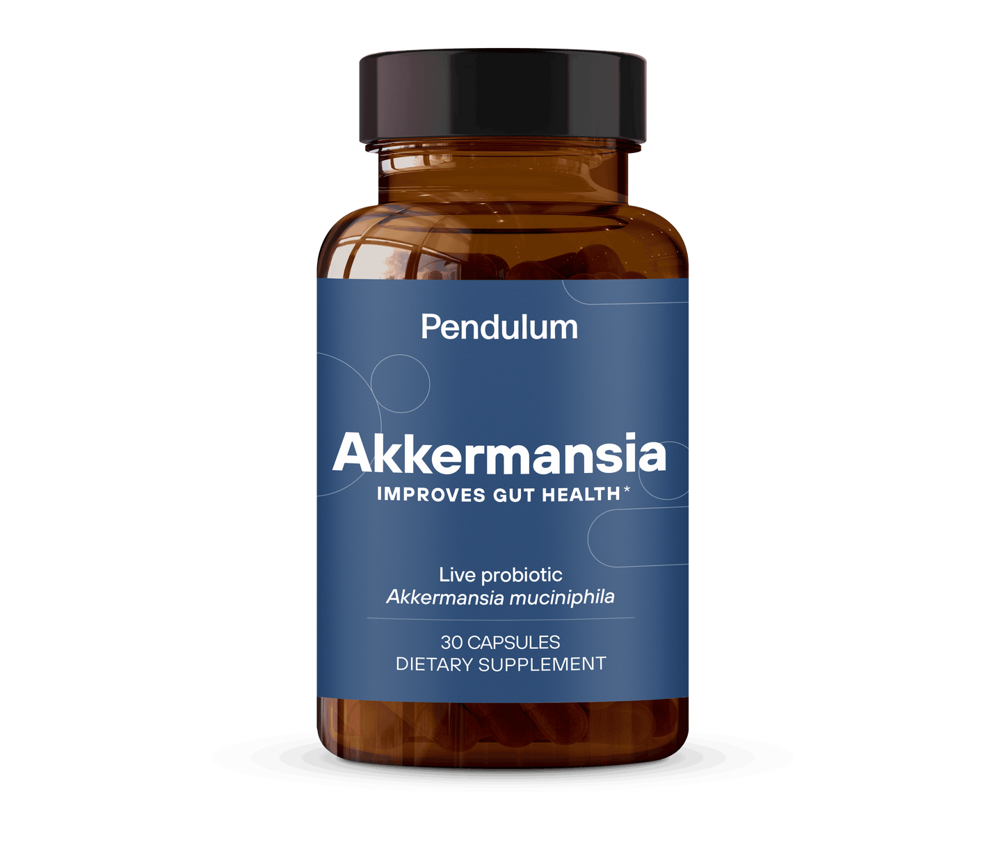 Pendulum Akkermansia 30 Capsules Live Probiotic Supplement USA Supplements Direct  B0B3GF96C3
