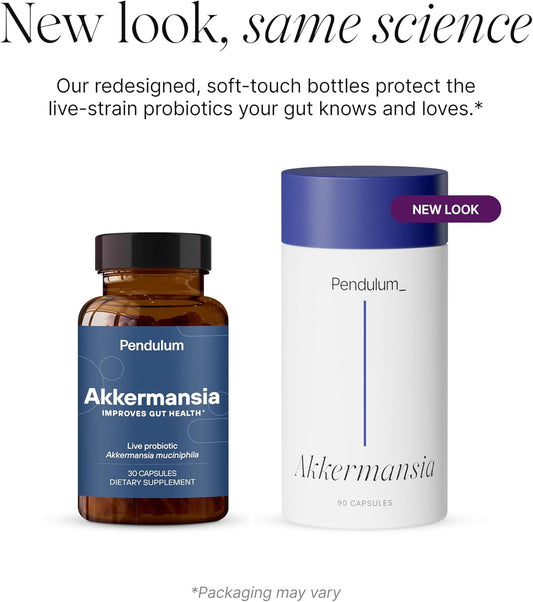 Pendulum Akkermansia Probiotic 90 Capsules USA Supplements Direct  B0CGJWF7SN