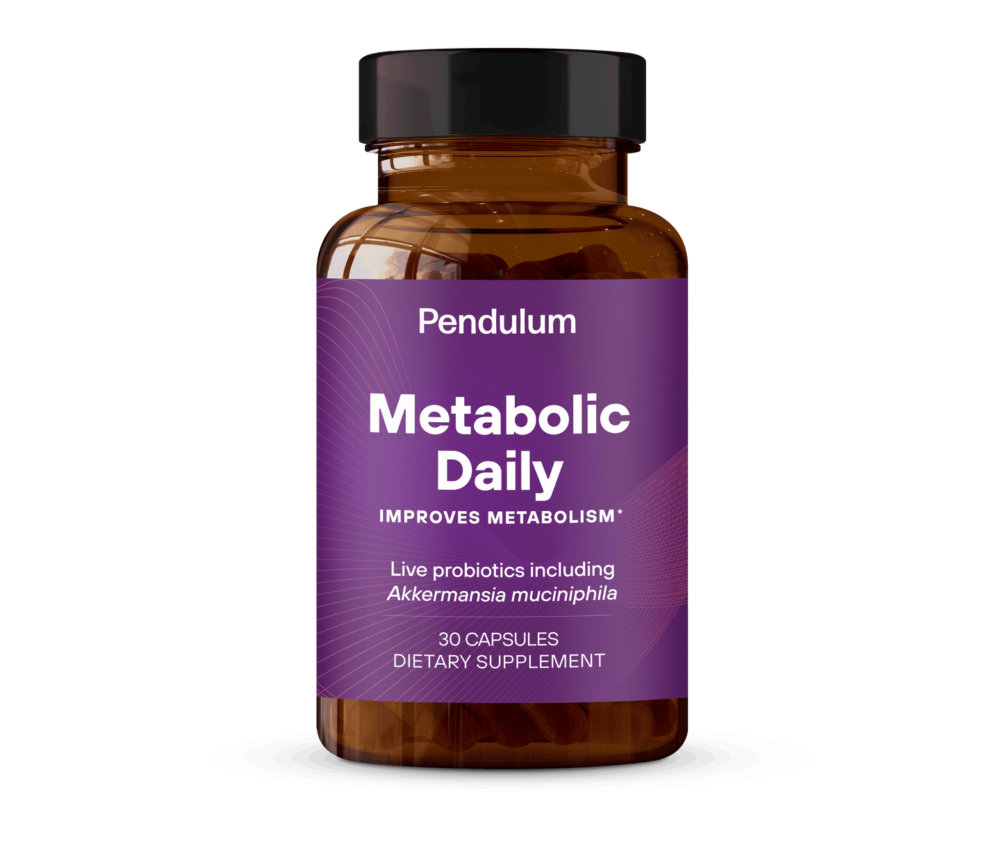 Pendulum Metabolic Daily with Akkermansia 30 capsules USA Supplements Direct  B0BRM7S31J