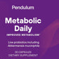 Pendulum Metabolic Daily with Akkermansia 30 capsules USA Supplements Direct  B0BRM7S31J